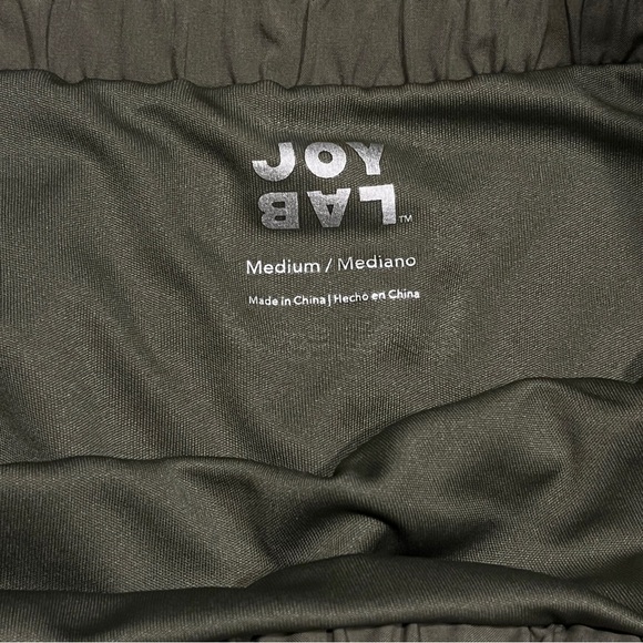 JoyLab High-Rise Pleated Shorts Olive Green Women’s Medium Pickleball Tennis - Picture 5 of 7